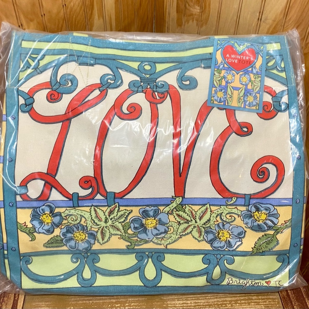 Brighton A Winter’s Love Tote Bag NIP MSRP $150